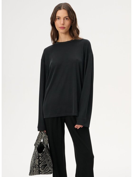 LEBRAND LEBRAND Longsleeve Anthony Czarny