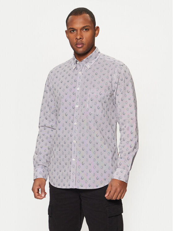 BOSS BOSS Camicia Rickert 50530835 Bianco Regular Fit
