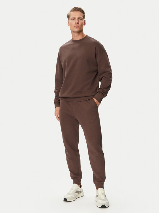 HUGO HUGO Felpa Dapocrew 50525892 Marrone Regular Fit