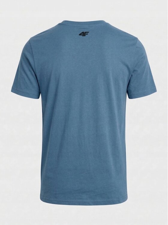 4F 4F T-Shirt Z-TTSHM3948-3-O Bordowy Regular Fit