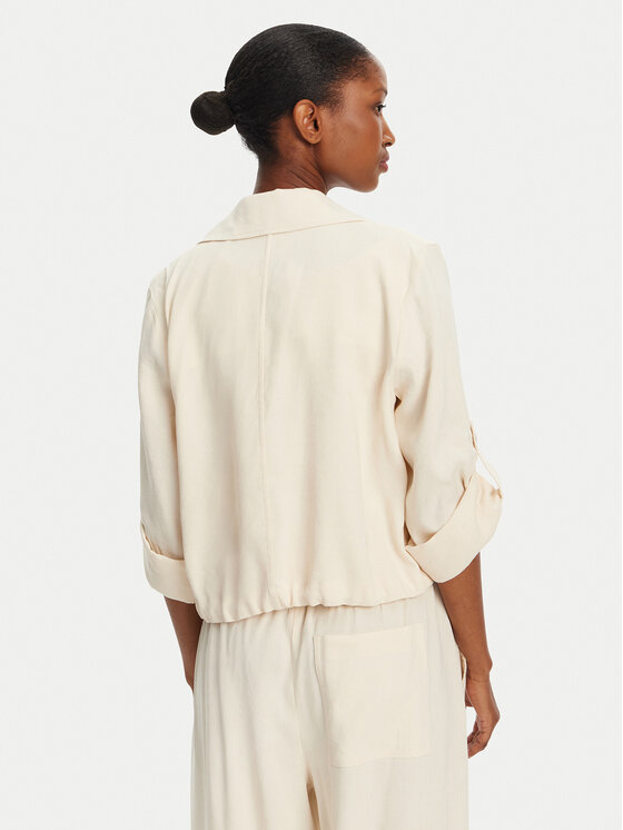Marella Marella Giacca da abito Malibu 2513041055 Écru Relaxed Fit