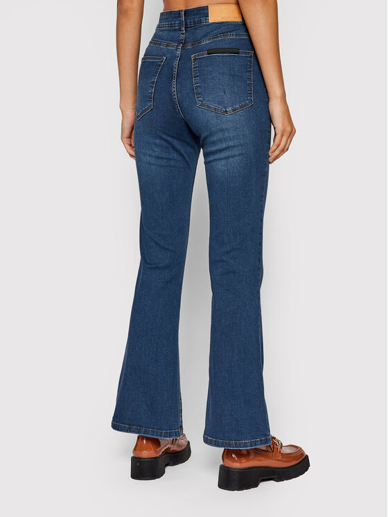 Noisy May Noisy May Jeans hlače Sallie 27017557 Mornarsko modra Regular Fit