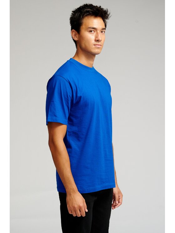 TeeShoppen TeeShoppen T-Shirt 'Oversized Collection' Niebieski Oversize