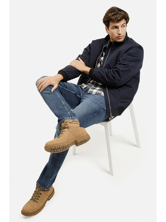 Cross Jeans Cross Jeans Koszula 35614-306 Biały Regular Fit