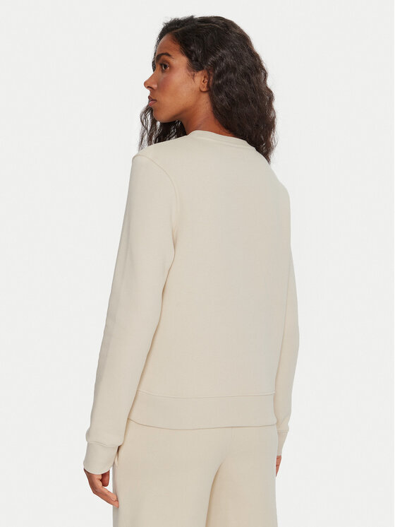 Guess Jeans Guess Jeans Džemperis ar kapuci W4YQ10 KC811 Bēšs Regular Fit