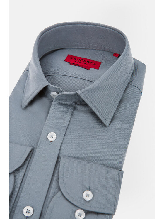 Lancerto Lancerto Koszula Jazmine KO073221000003 Niebieski Slim Fit