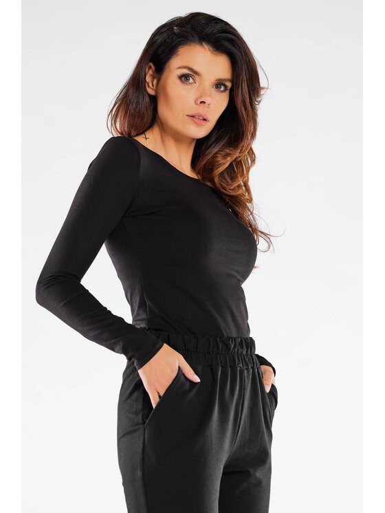 Infinite You Infinite You Blusa M288 Nero Basic Fit