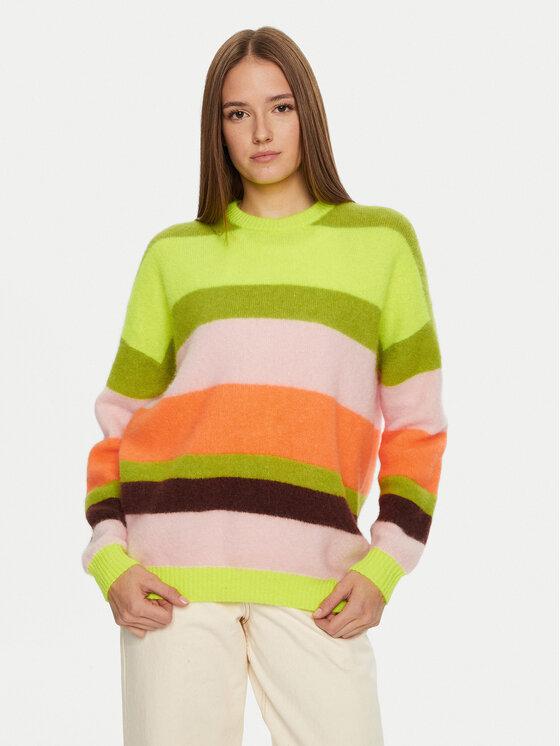 American Vintage American Vintage Maglione Vitow VITO18IH24 Multicolore Oversize