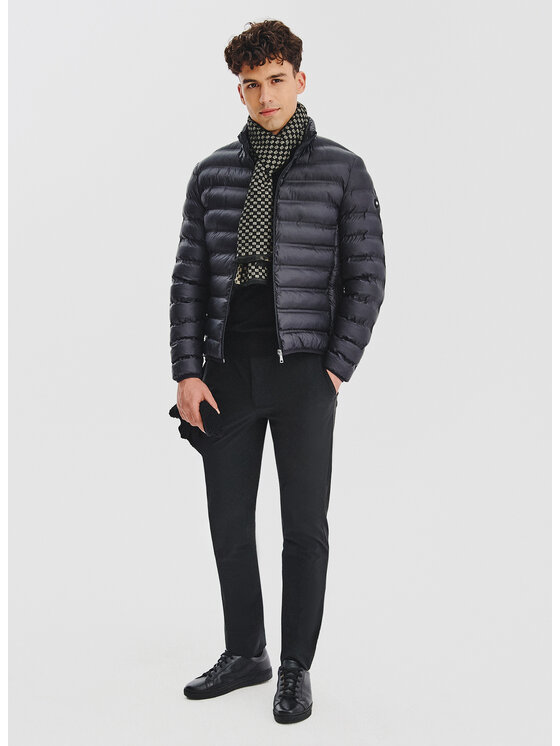 Pako Lorente Pako Lorente Kurtka przejściowa P25WF-5X-001 Czarny Classic Fit