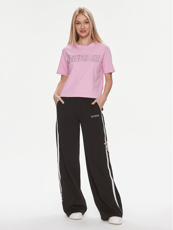 Guess Guess T-Shirt Kiara V4GI18 I3Z14 Έγχρωμο Boxy Fit