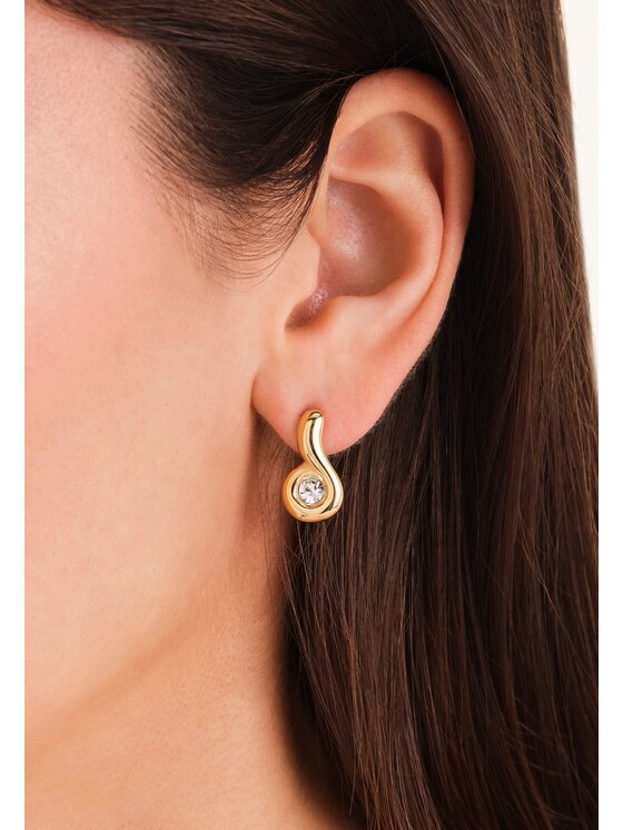 Rosefield Rosefield Kolczyki BOLD WAVE Złoty