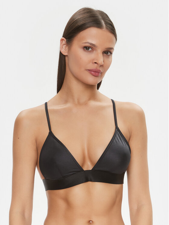 Calvin Klein Swimwear Gornji Del Bikini KW0KW02281 Črna