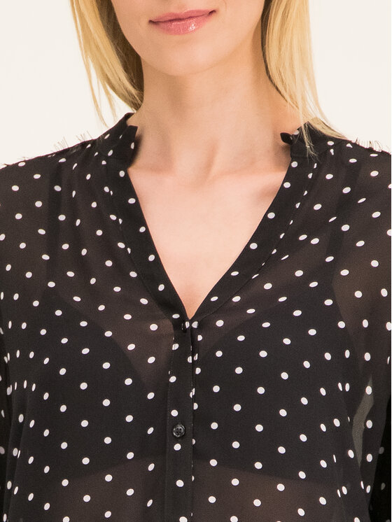 PINKO Pinko Koszula Marron PE 20 BLK01 1G14R2 Y5YC Czarny Regular Fit