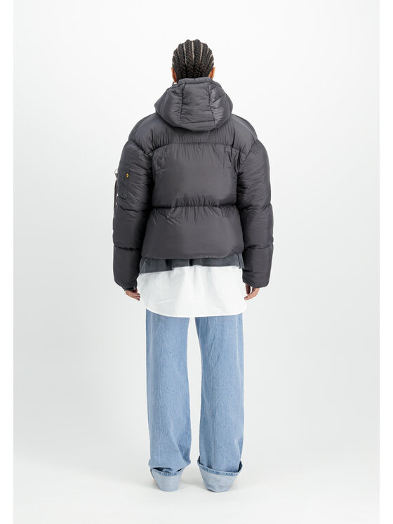 Alpha Industries Alpha Industries Kurtka zimowa Cloud Puffer Bomber Winter Jacket Women Szary Relaxed Fit