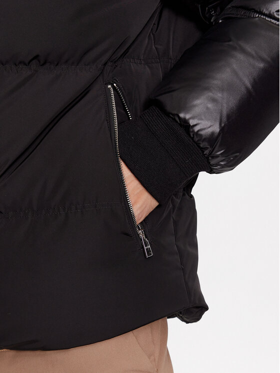 BOSS Boss Kurtka puchowa Dybes 50499800 Czarny Regular Fit
