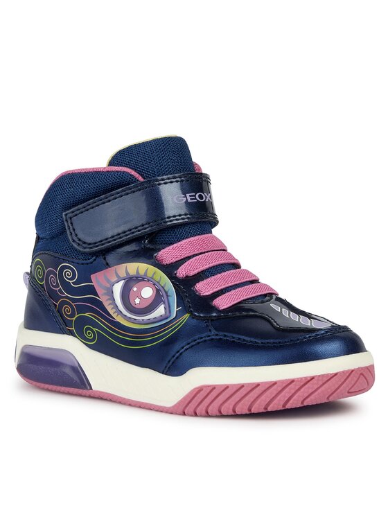 Geox Geox Sneakersy J Inek Girl J36ASB 0NFEW C4243 D Tmavomodrá