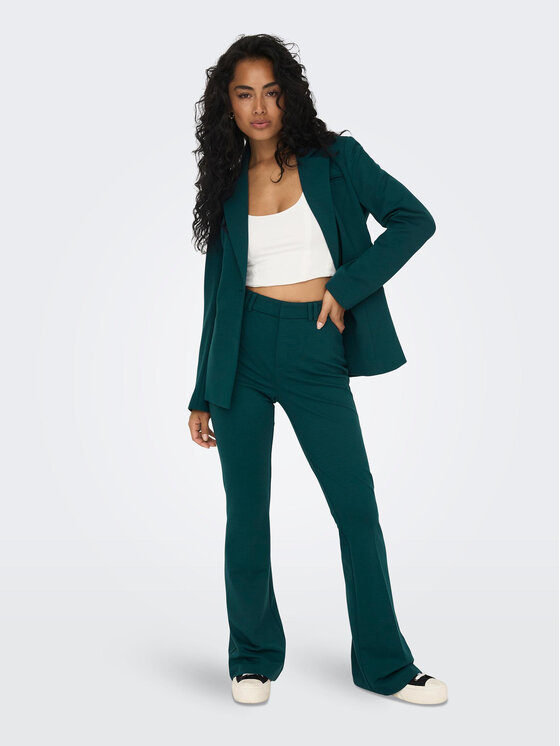 ONLY ONLY Pantaloni di tessuto Peach 15298660 Verde Flared Fit