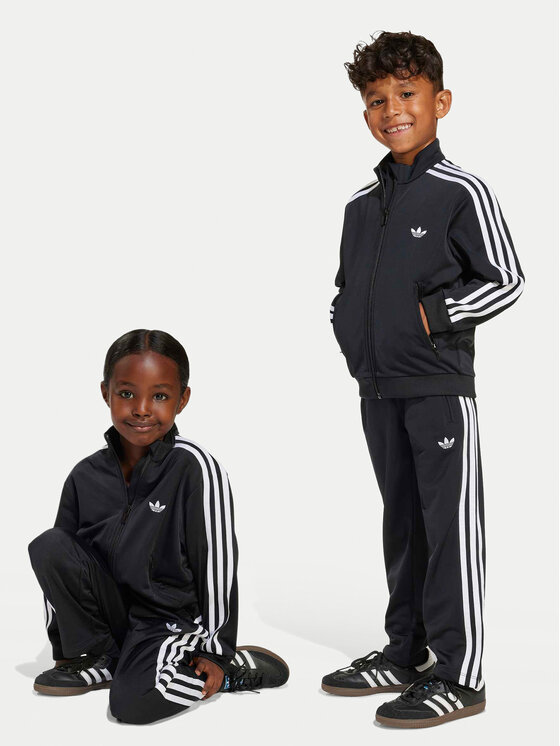 adidas adidas Анцуг Firebird Tracksuit KD3299 Черен Regular Fit