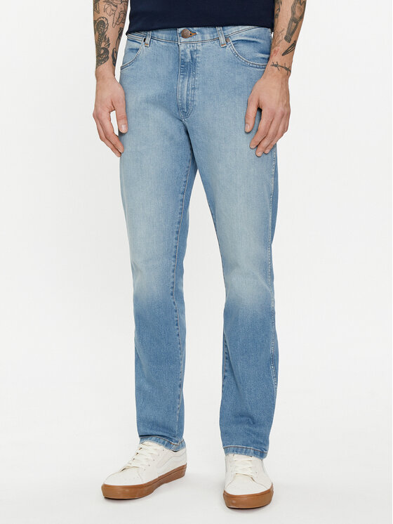 Wrangler Džinsi Larston 112352836 Zils Slim Fit