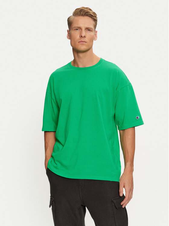 Champion T-krekls 218651 Zaļš Regular Fit