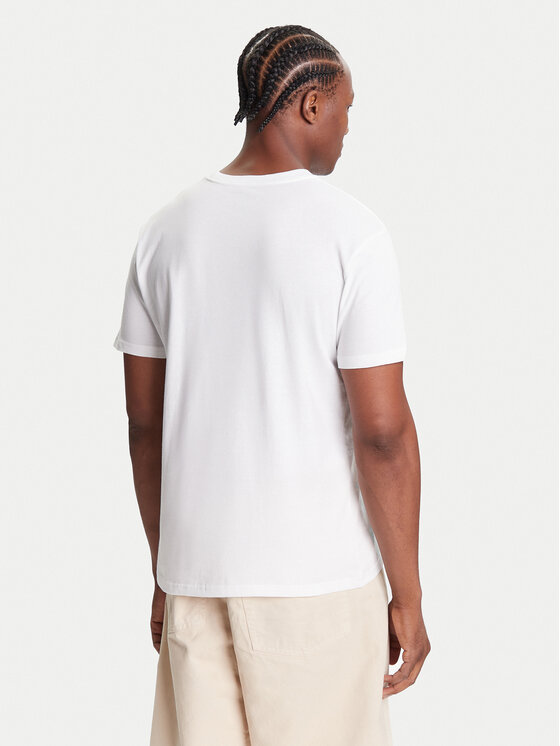 Quiksilver Quiksilver T-shirt Ev Comp Logo EQYZT08182 Bijela Regular Fit