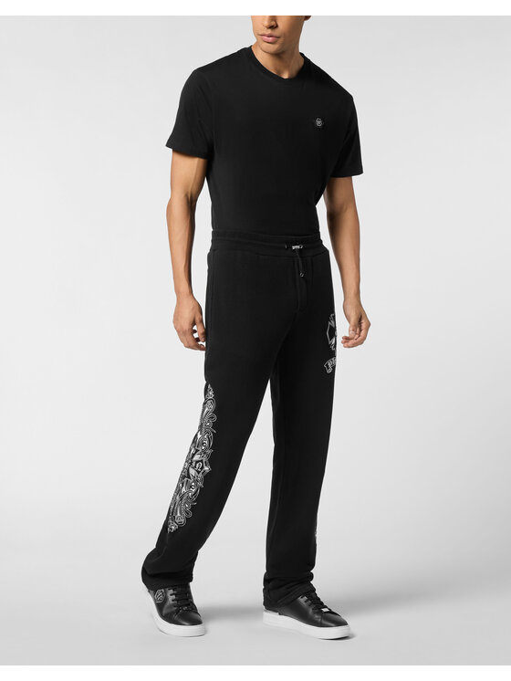 PHILIPP PLEIN PHILIPP PLEIN Spodnie dresowe 25987 Czarny Jogger Fit