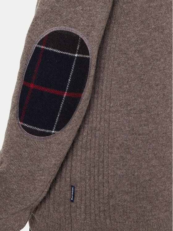 Barbour Barbour Sweter Holden MKN0837OL76 Zielony Regular Fit