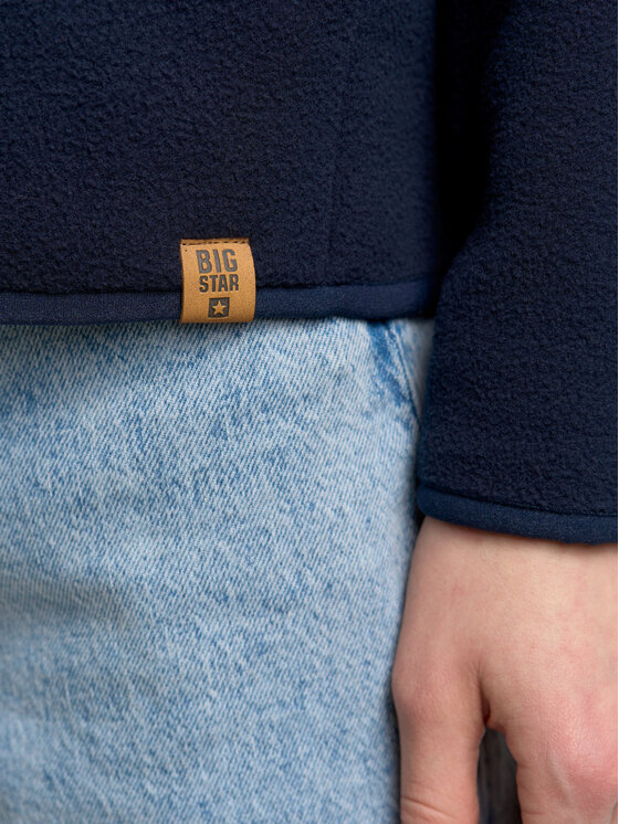 BIG STAR BIG STAR Bluza SHERLEY_403_170 Granatowy Comfort Fit