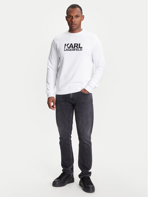 KARL LAGERFELD KARL LAGERFELD Džemperis 705091 553917 Balta Regular Fit