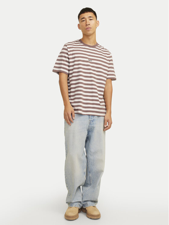 Jack & Jones Jack & Jones Tricou Vesterbro 12265748 Bej Relaxed Fit