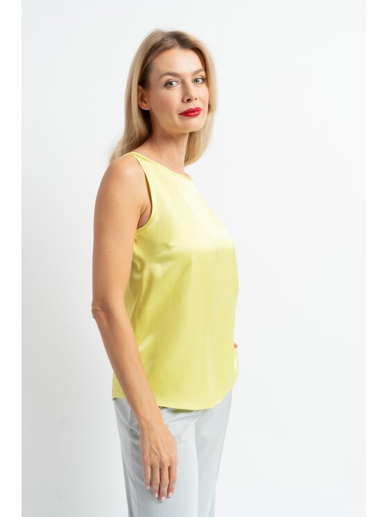CLICK CLICK Blúzka Top Topika Lime Zelená Standard Fit