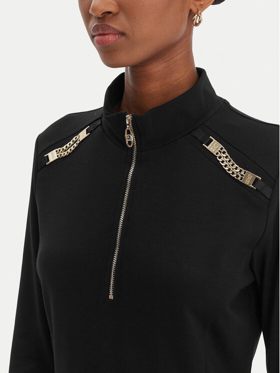 Liu Jo Sport Liu Jo Sport Φόρεμα καθημερινό TA6019 JS182 Μαύρο Regular Fit