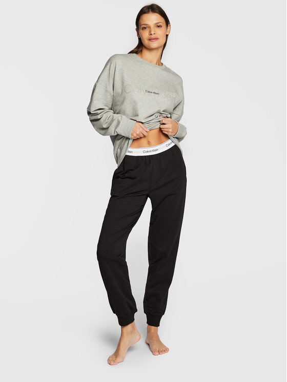 Calvin Klein Underwear Calvin Klein Underwear Долнище анцуг 000QS6872E Черен Relaxed Fit