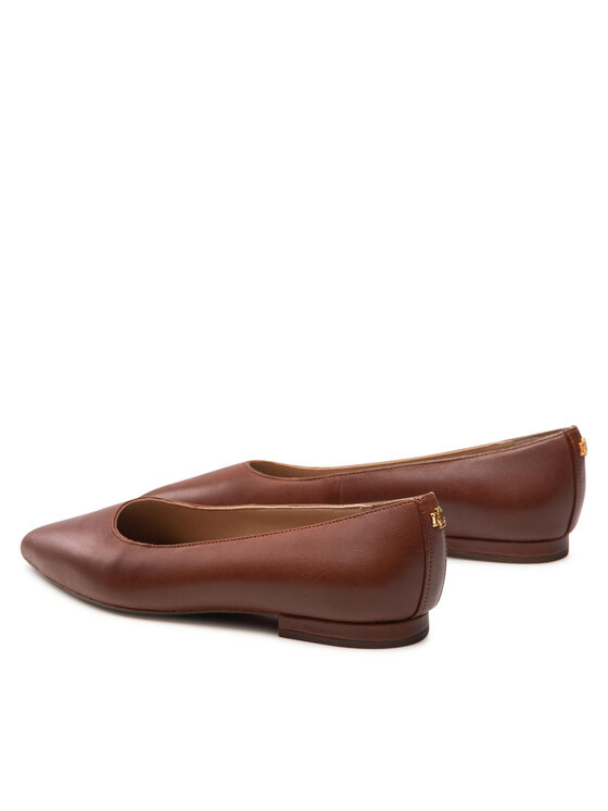 LAUREN RALPH LAUREN LAUREN RALPH LAUREN Balerinke Londyn 802862706002 Rjava