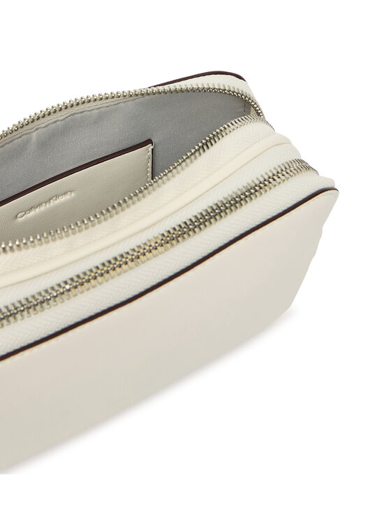 Calvin Klein Calvin Klein Rankinė Webbing Double Strap Camera Bag LV04F3165G Balta