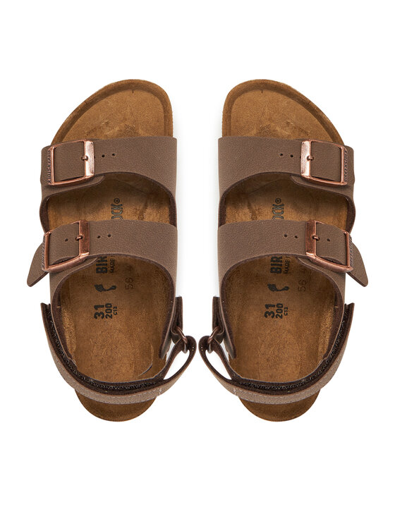 Birkenstock Birkenstock Sandály Milano As Kids 1029474 S Hnědá