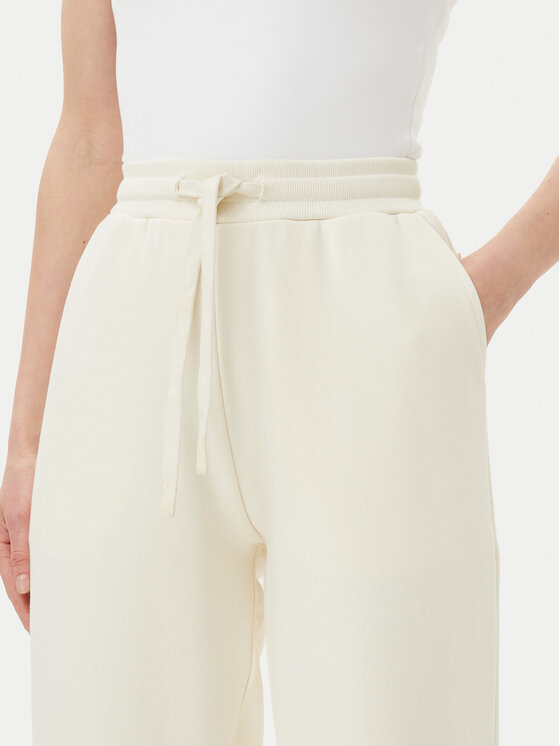 Silvian Heach Silvian Heach Teplákové nohavice Sina GPP25117PA Écru Regular Fit