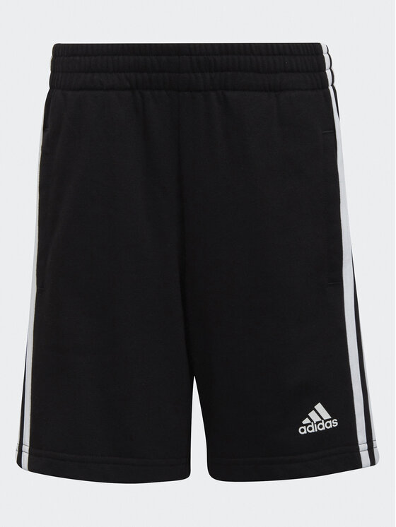 adidas Pantaloni scurți sport Essentials 3-Stripes Shorts H65791 Negru Regular Fit