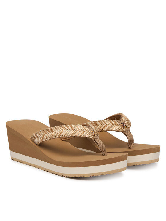 Tommy Hilfiger Tommy Hilfiger Flip-flops Rope Strap FW0FW09197 Bézs