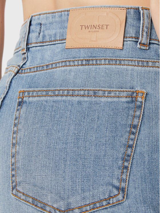 TWINSET TWINSET Traperice 231TP2588 Plava Flared Leg