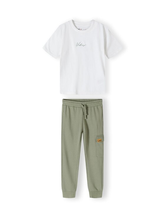 minoti minoti T-Shirt 23fleece206 Zielony Regular Fit