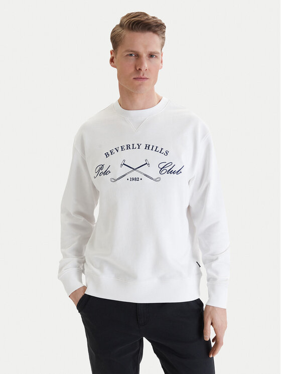 Beverly Hills Polo Club Beverly Hills Polo Club Pluus W126-BHMSS-1047-01X Valge Regular Fit