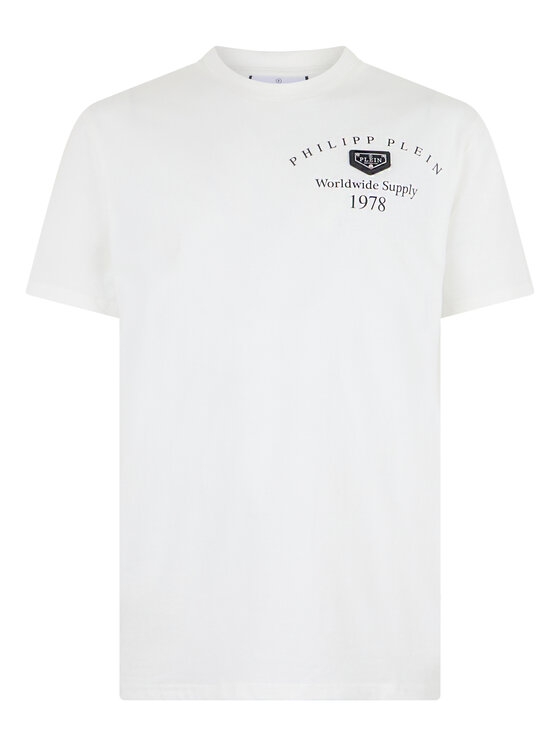 PHILIPP PLEIN PHILIPP PLEIN T-Shirt 31679 Biały Regular Fit