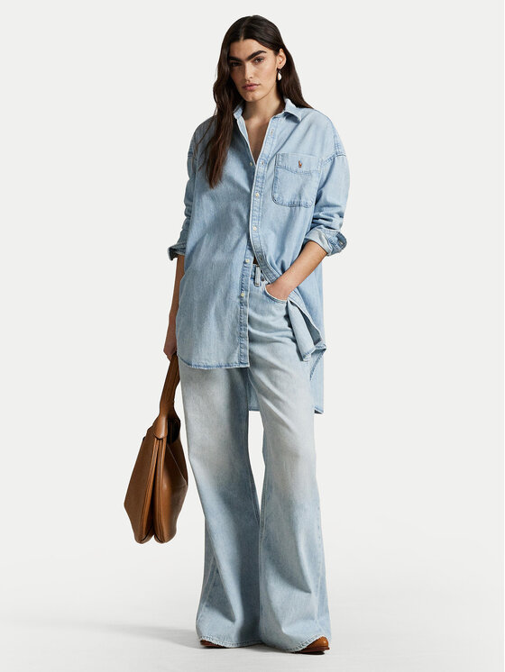 Polo Ralph Lauren Polo Ralph Lauren Jeanshemd 211964726001 Blau Oversize