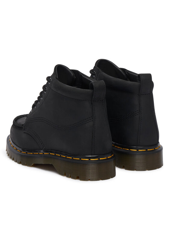 Dr. Martens Dr. Martens Kotníková obuv Lowell Chukka 6 Eye Crazy Horse DM43680001 Černá