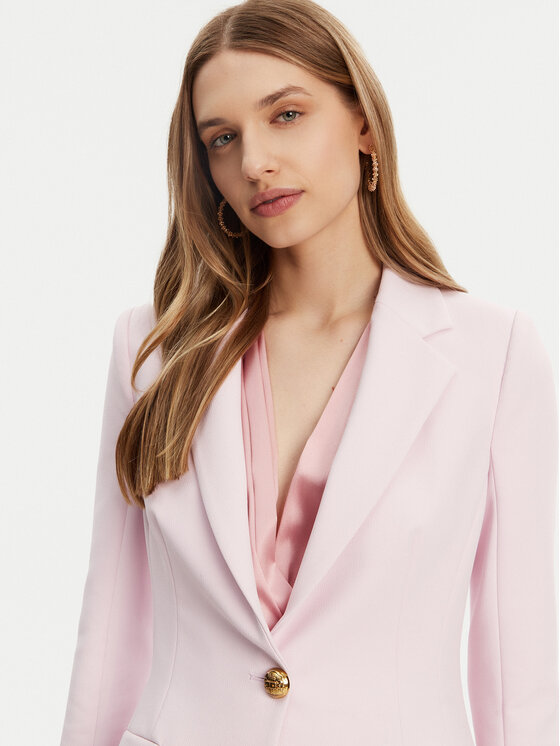 Elisabetta Franchi Elisabetta Franchi Marynarka GI-144-51E2-V560 Różowy Regular Fit