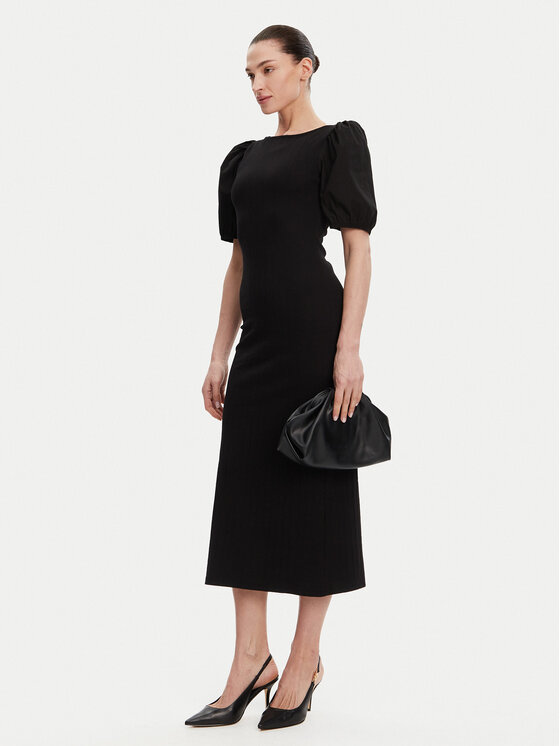 French Connection French Connection Sukienka codzienna 71YDL Czarny Slim Fit
