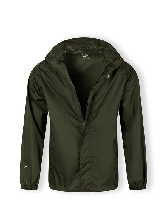 minoti minoti Kurtka przeciwdeszczowa 27MRJACKET3 Khaki Regular Fit