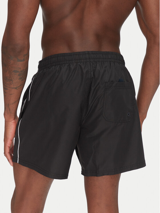 Pepe Jeans Pepe Jeans Pantaloni scurți pentru înot Logo PMB10419 Negru Regular Fit