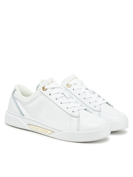 Tommy Hilfiger Tommy Hilfiger Sneakersy Chic Court Sneaker FW0FW08642 Biały